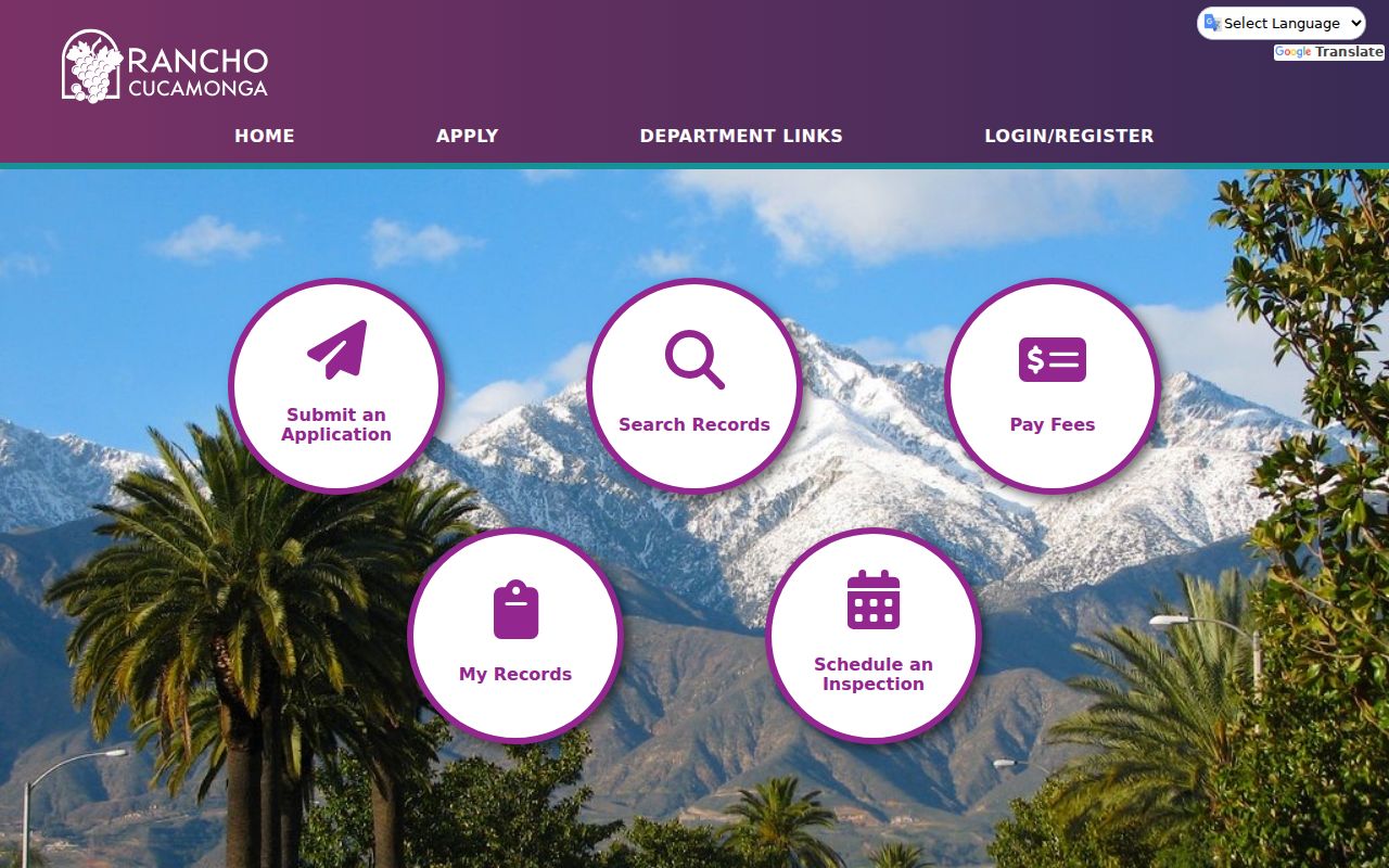 Rancho Cucamonga people search using city permit records