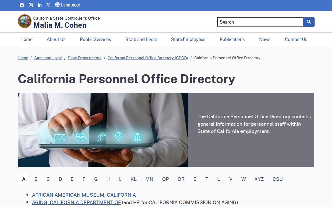 Rancho Cucamonga people directories California personnel office listing